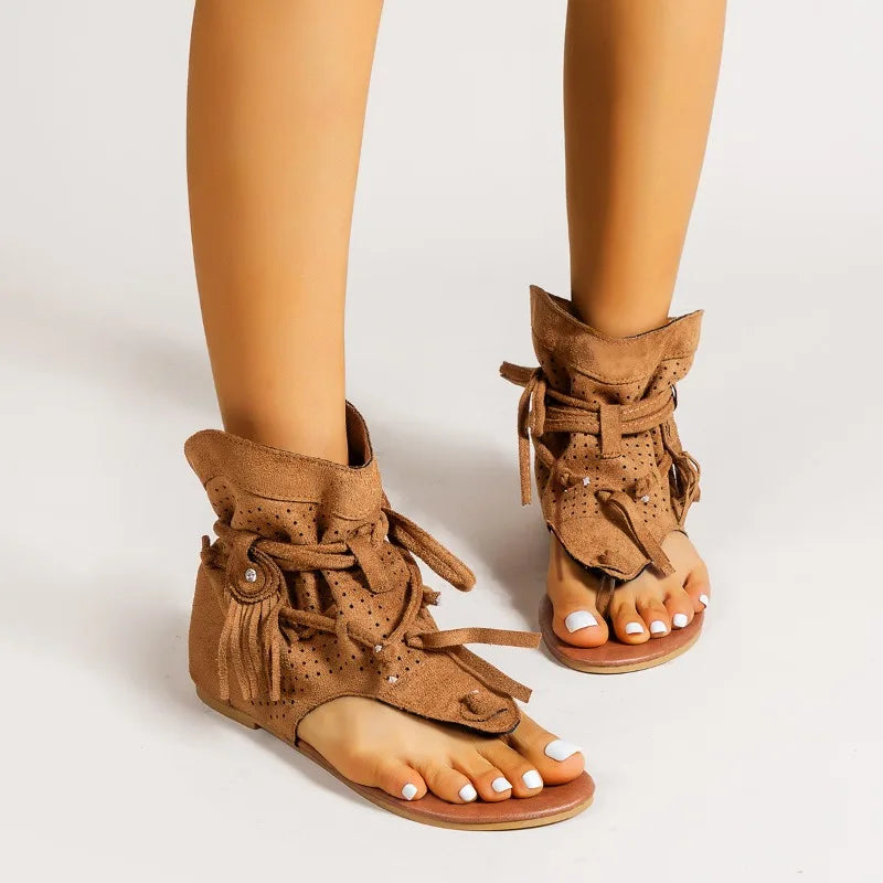Sahara Fringe Sandals