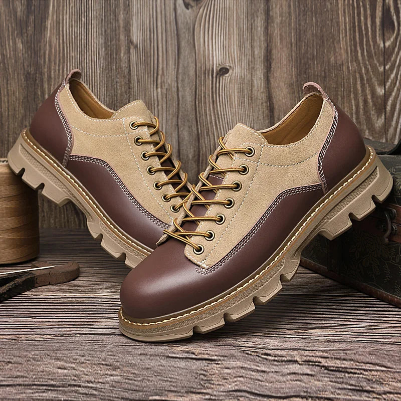 Creston Leather Lace-Up