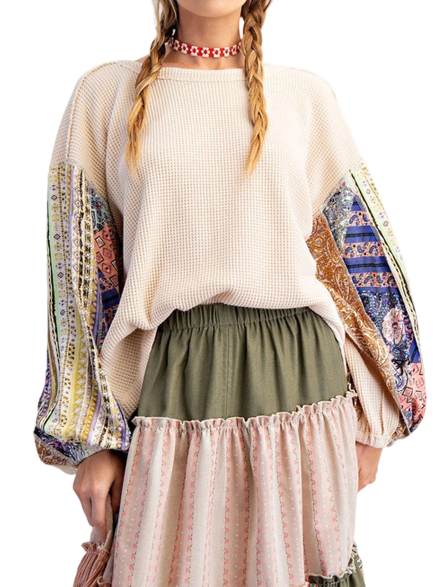 Rosalie Patchwork Top