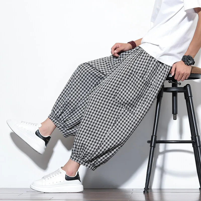 Metro Plaid Joggers