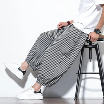 Metro Plaid Joggers