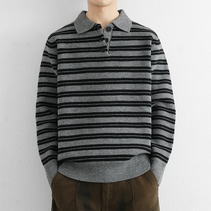Maxwell Striped Polo