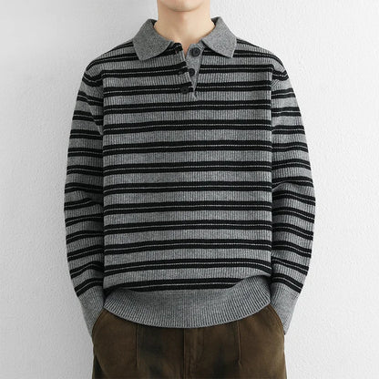 Maxwell Striped Polo