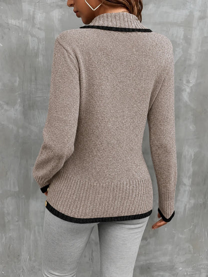 Noémie Wrap Knit Sweater