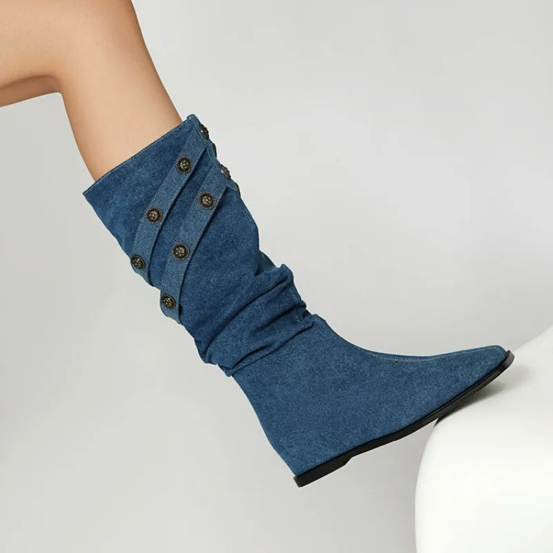 Veyra Rivet Boots