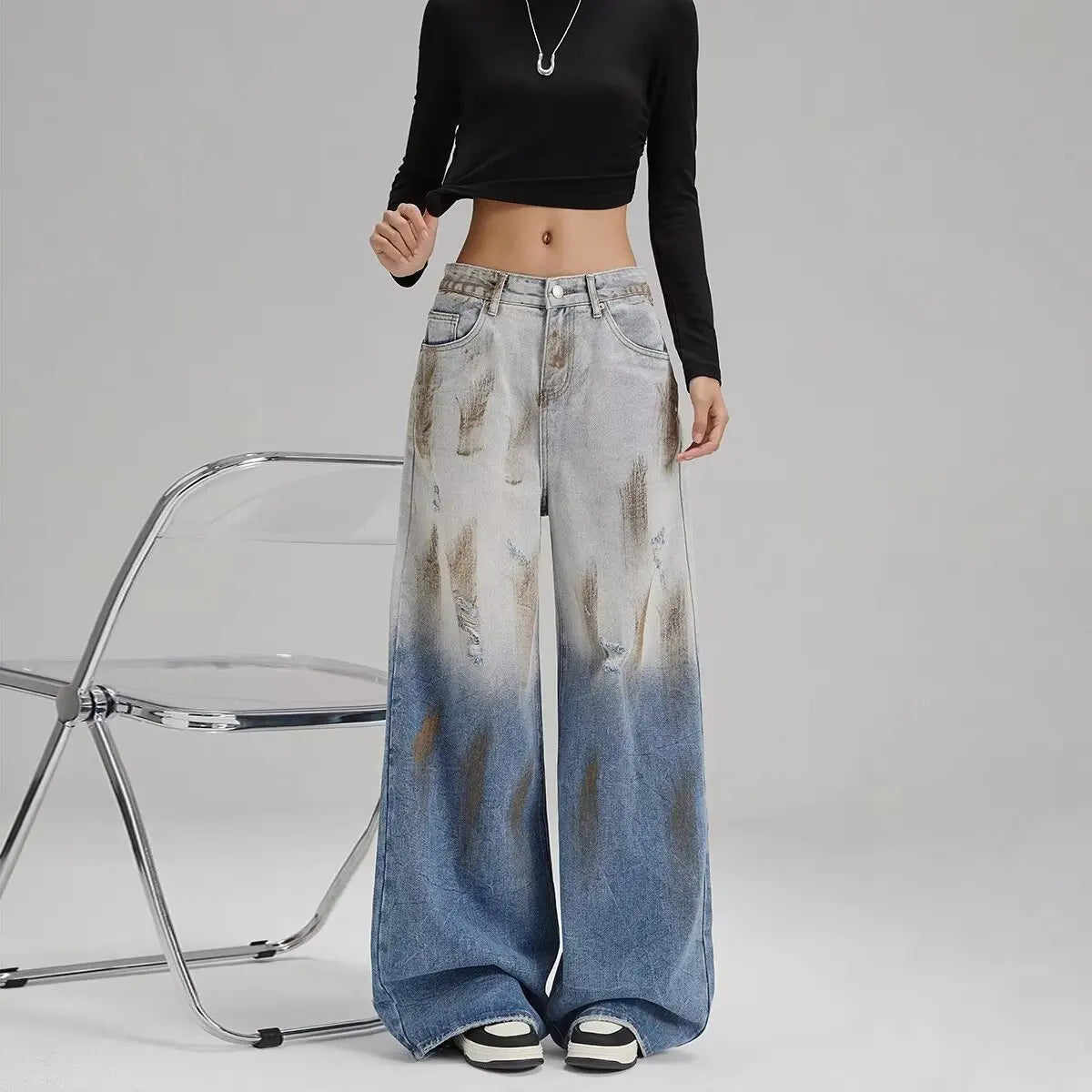Luna Fade Baggy Jeans