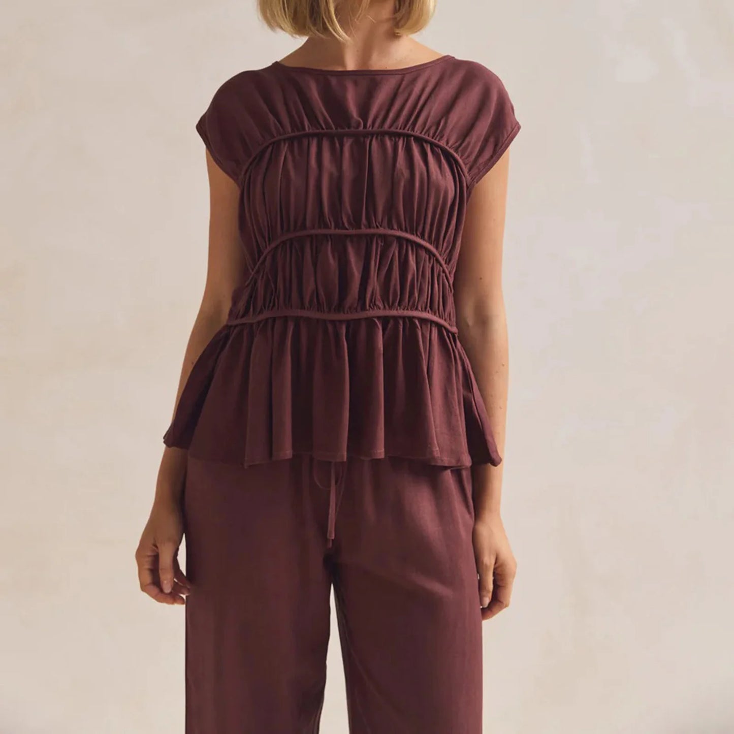 Mila Ruched Blouse