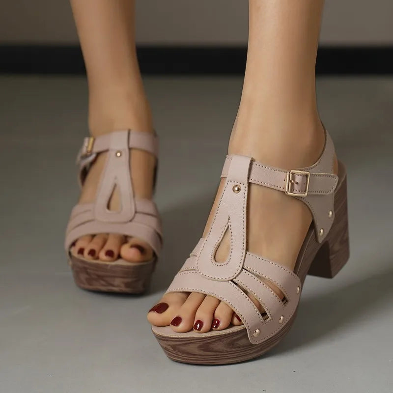 Alma Block Heels