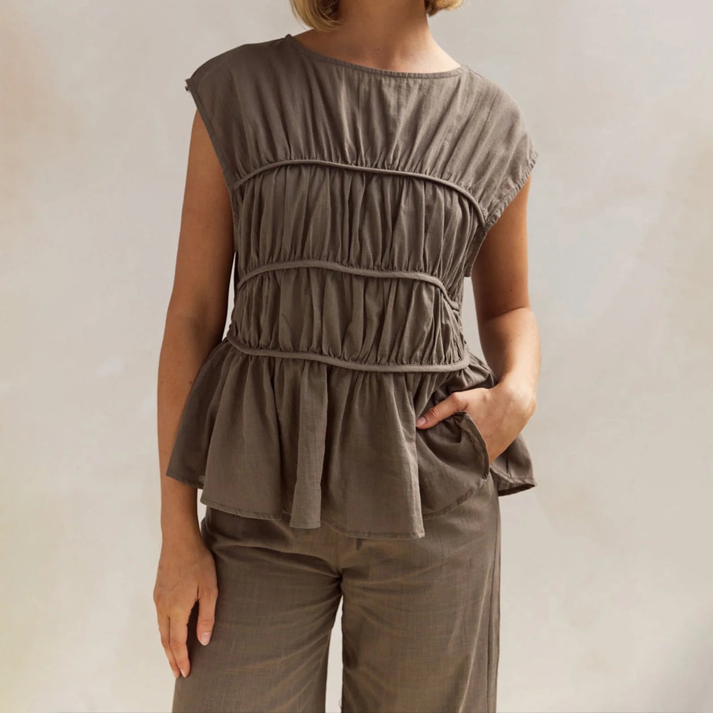 Mila Ruched Blouse