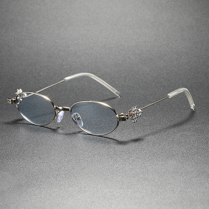 Fleur Crystal Oval Frames