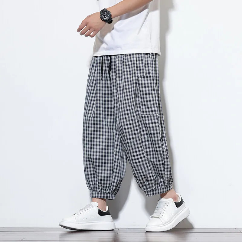 Metro Plaid Joggers