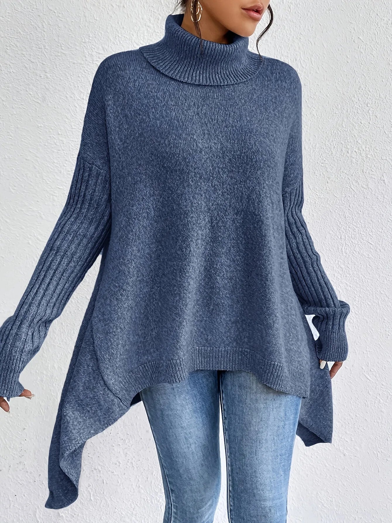 Isaline Ribbed Turtleneck