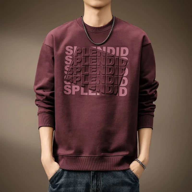 Echo Print Pullover