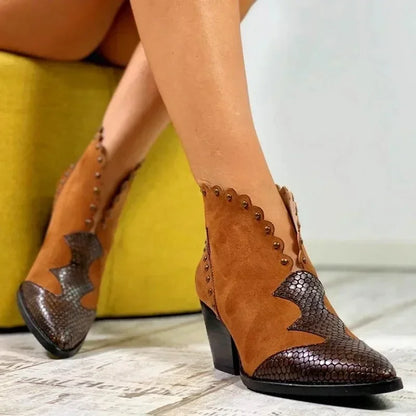 Sedona Scallop Western Boots