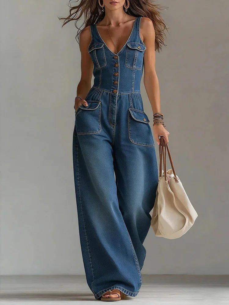 Margot Denim Jumpsuit