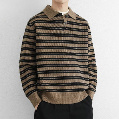 Maxwell Striped Polo