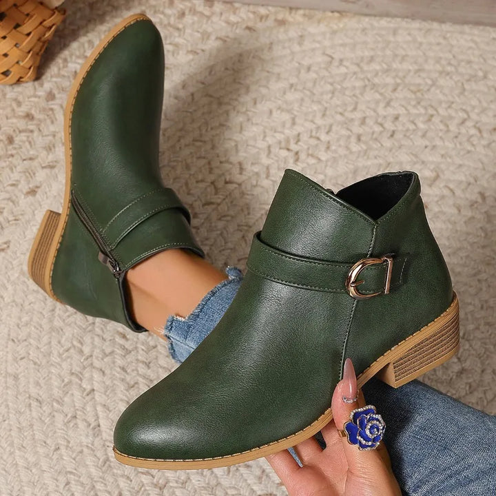 Noelle Buckle Boots