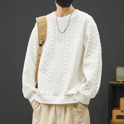 Wolfe Textured Crewneck