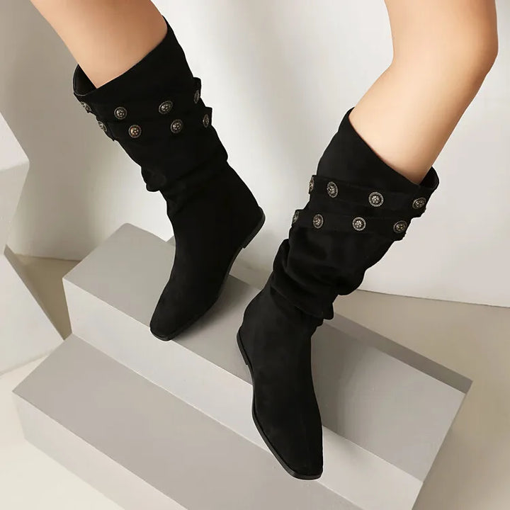 Veyra Rivet Boots
