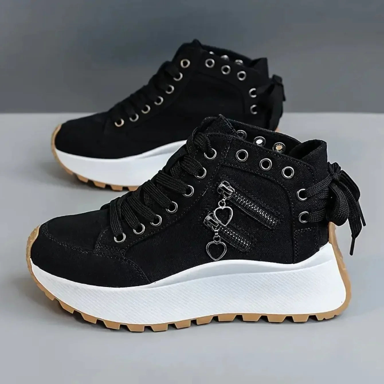 Darcy Canvas Platform Sneakers