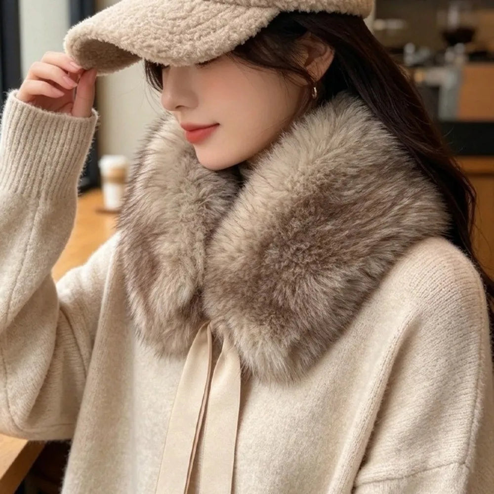 Odile Fur Collar Scarf