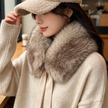 Odile Fur Collar Scarf