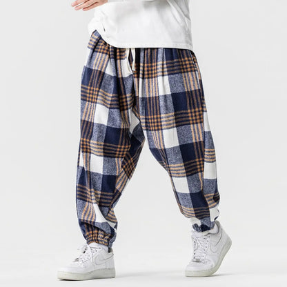 Hudson Plaid Joggers
