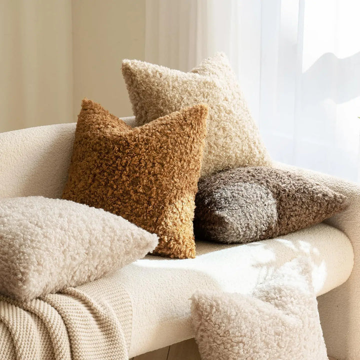 Sola Bouclé Pillow Cover