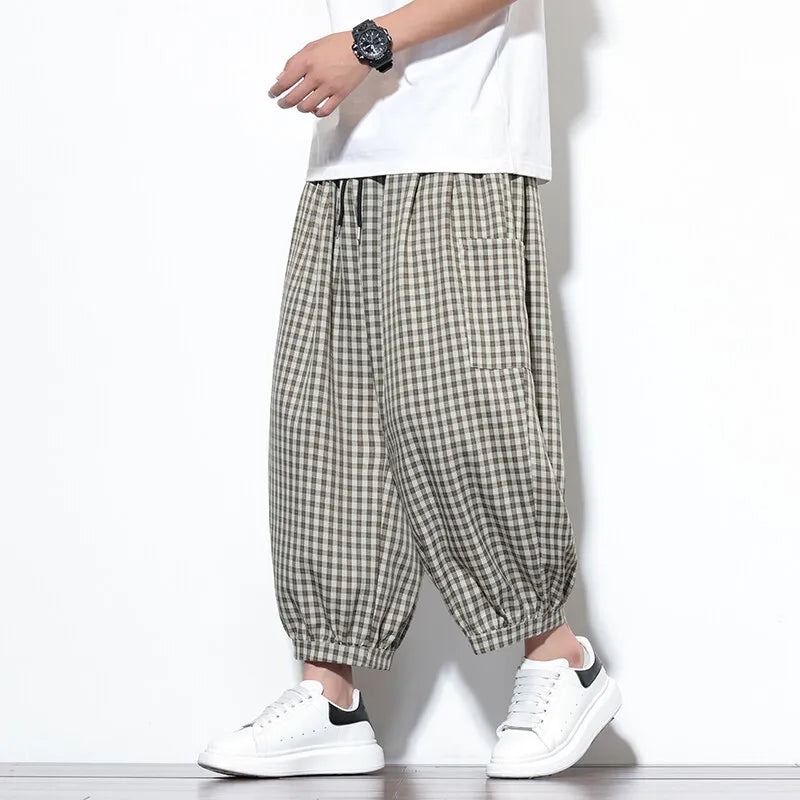Metro Plaid Joggers