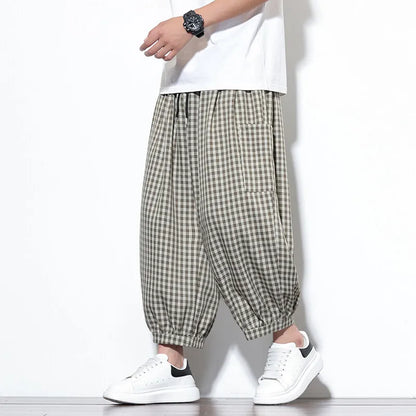 Metro Plaid Joggers