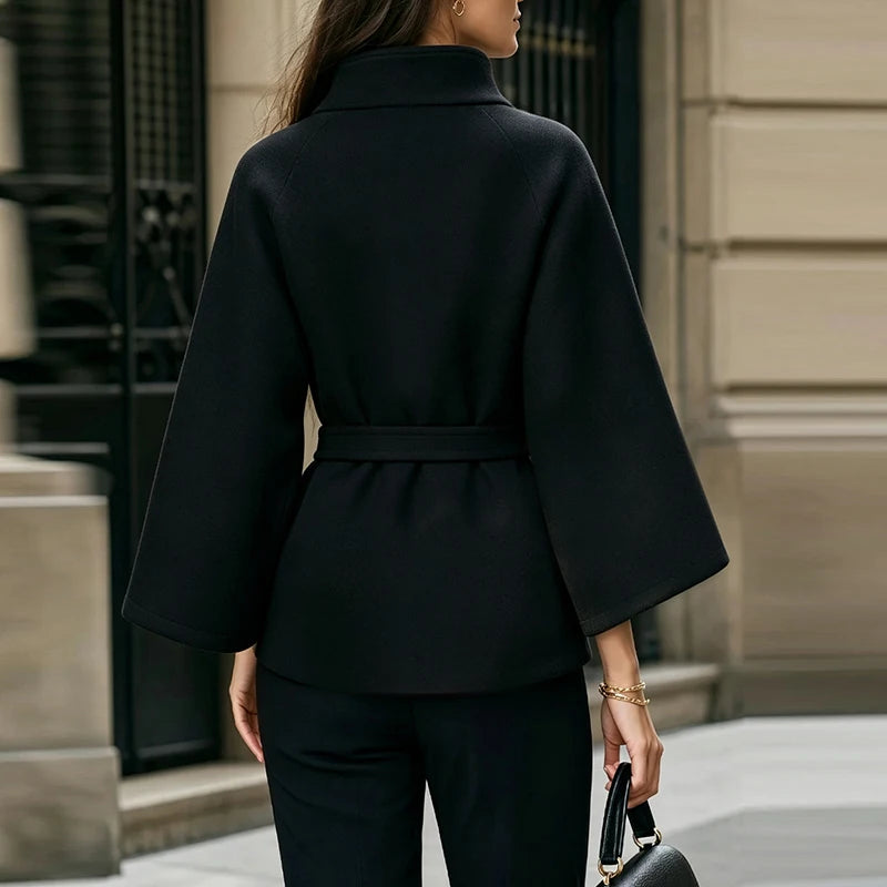 Margot Cropped Belted Coat