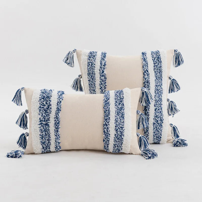 Kaia Boho Fringe Pillow Cover