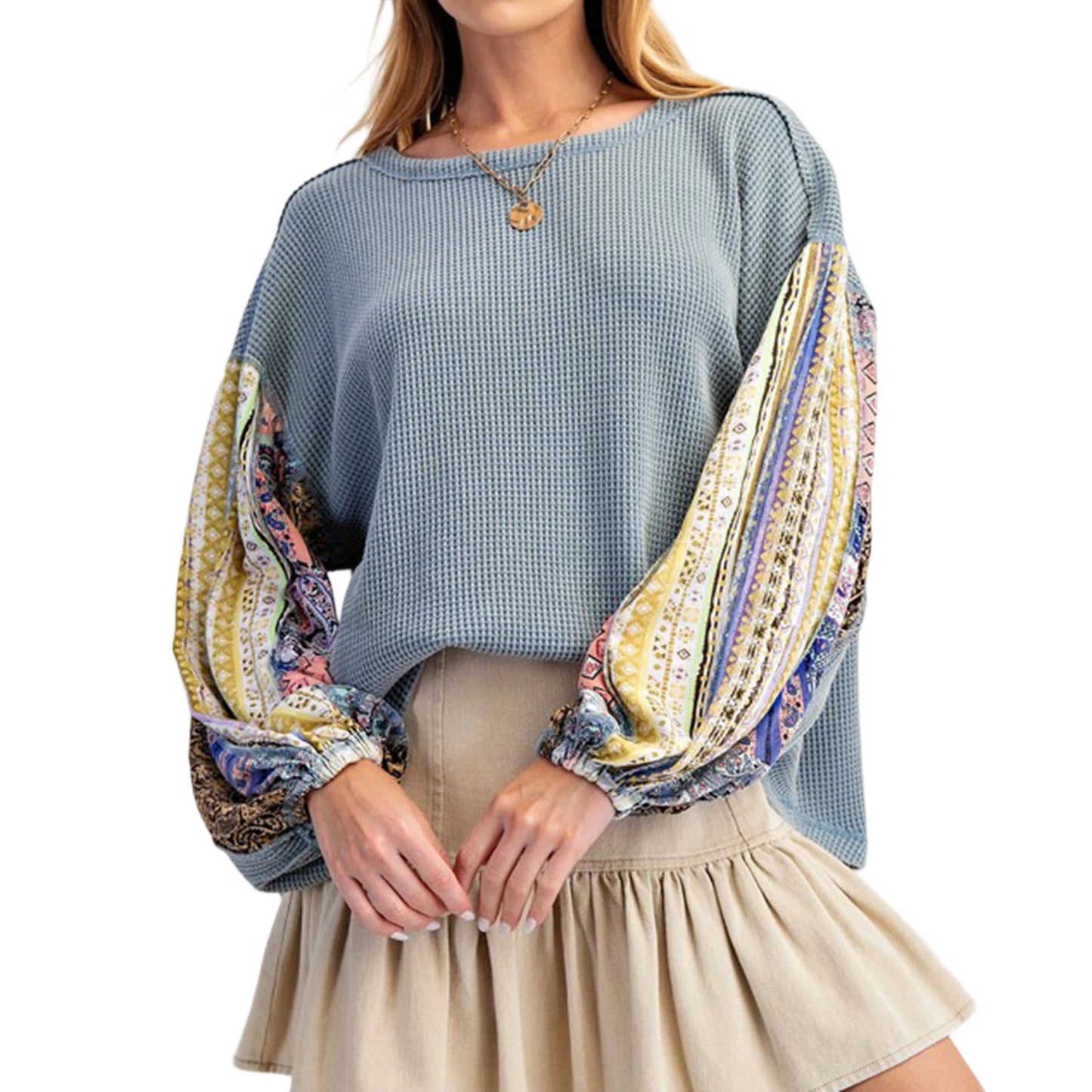 Rosalie Patchwork Top