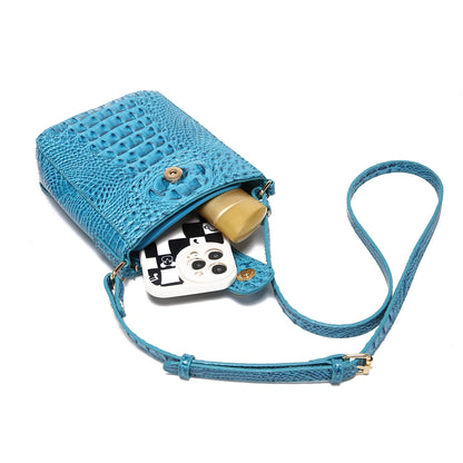 Virelle Croc Crossbody