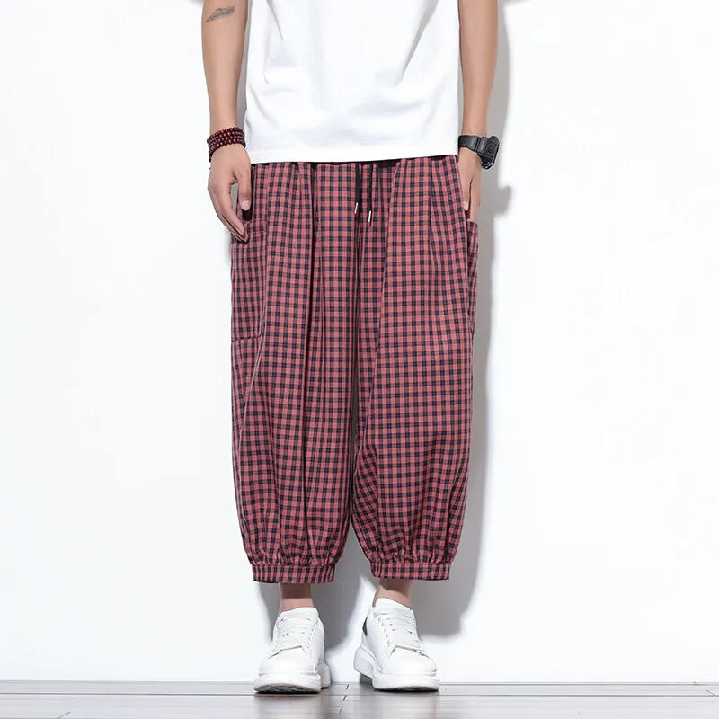 Metro Plaid Joggers
