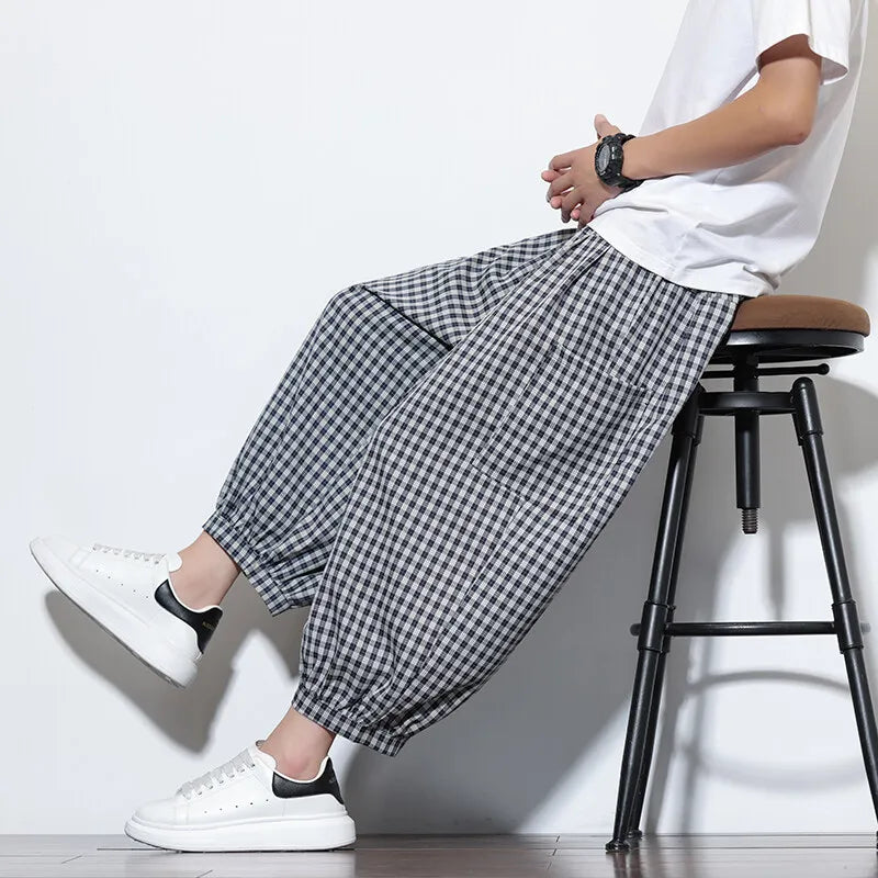 Metro Plaid Joggers