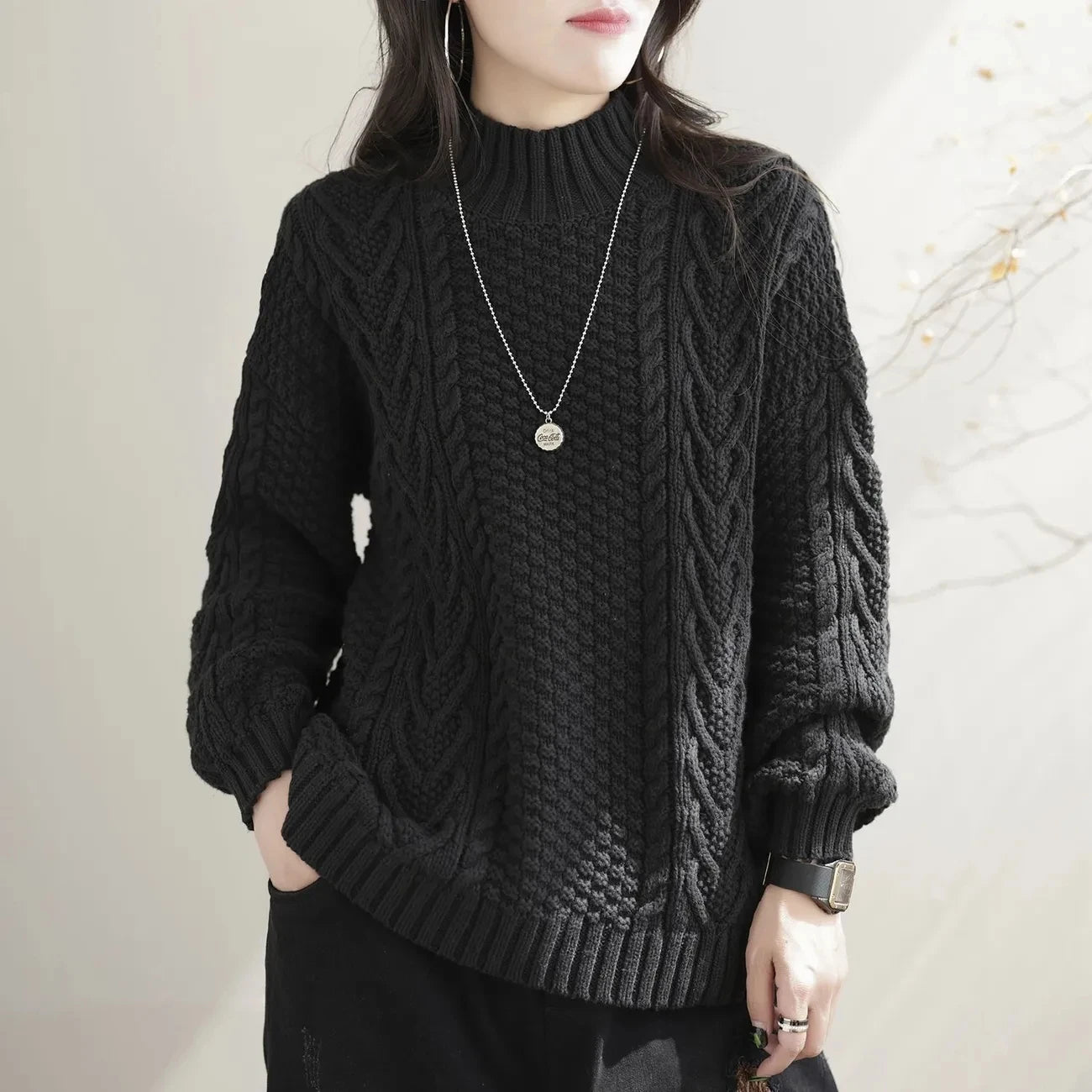 Audrey Textured Pullover