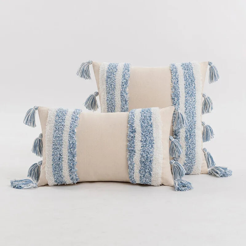Kaia Boho Fringe Pillow Cover