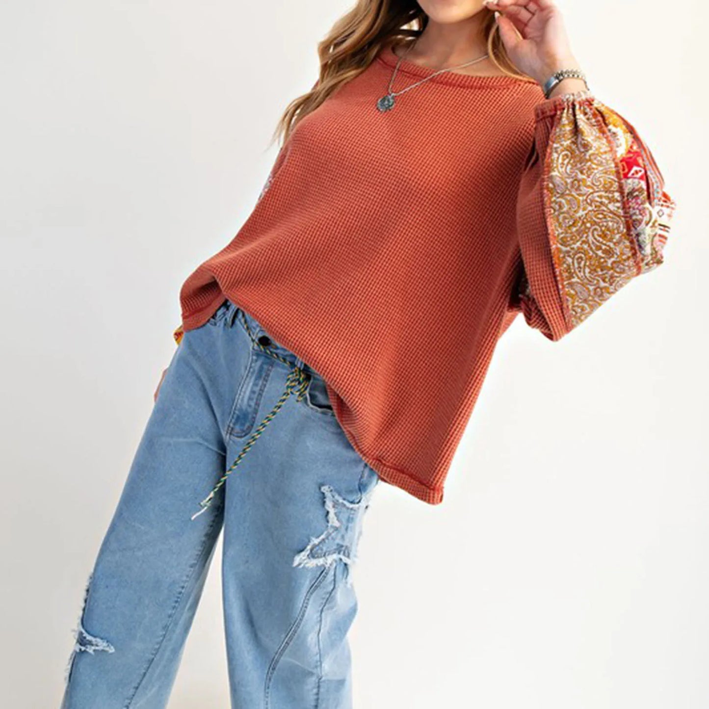 Rosalie Patchwork Top