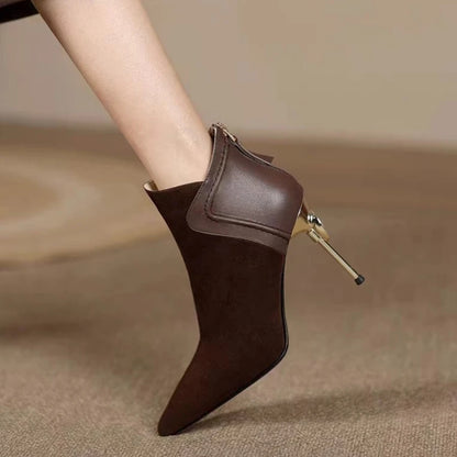 Colette Gold Point Booties