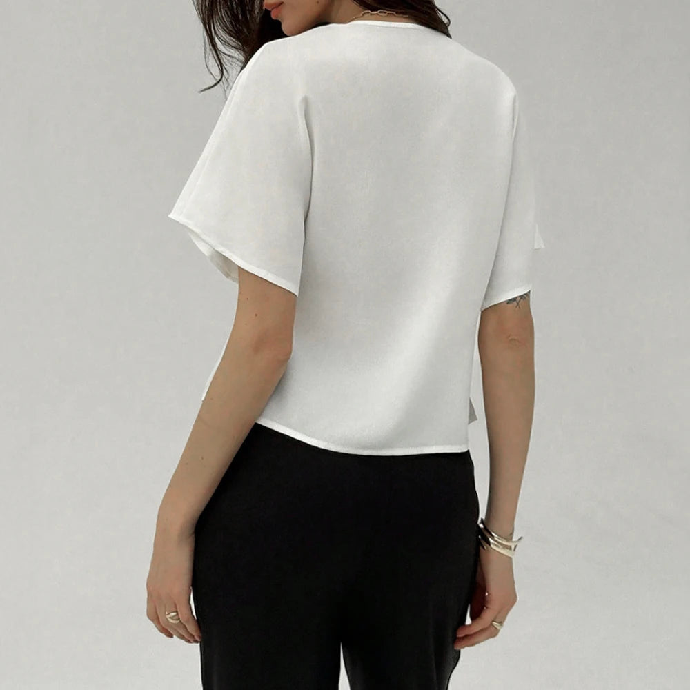 Cleo Gold Button Blouse