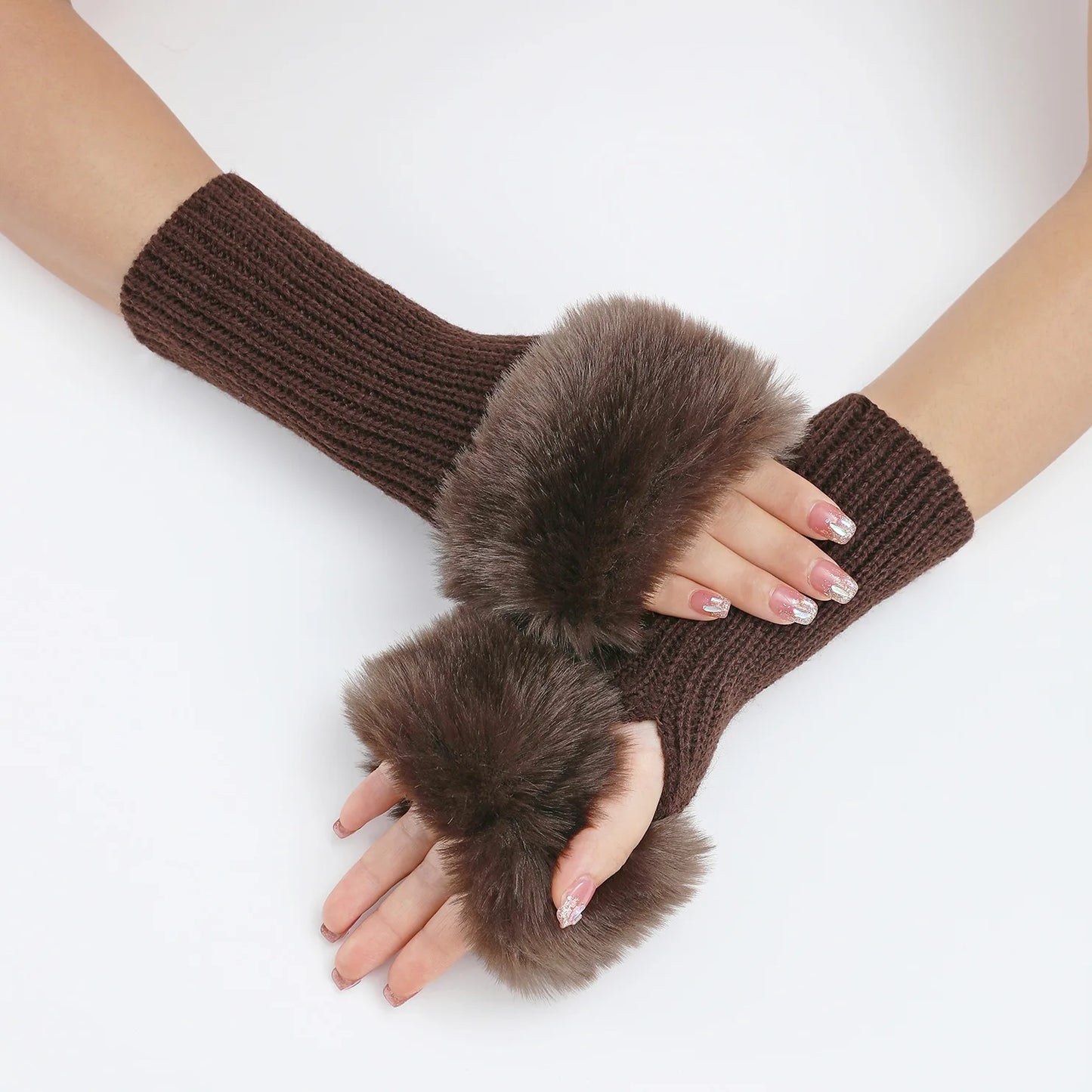 Lana Fur Gloves