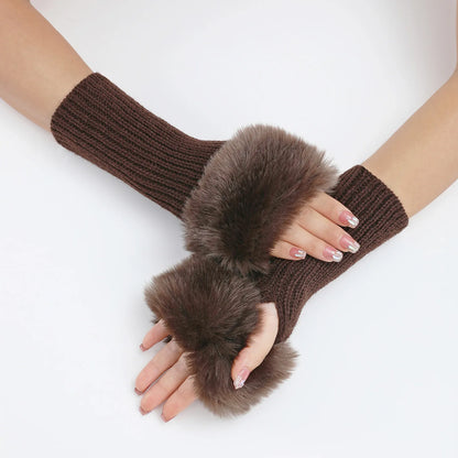 Lana Fur Gloves