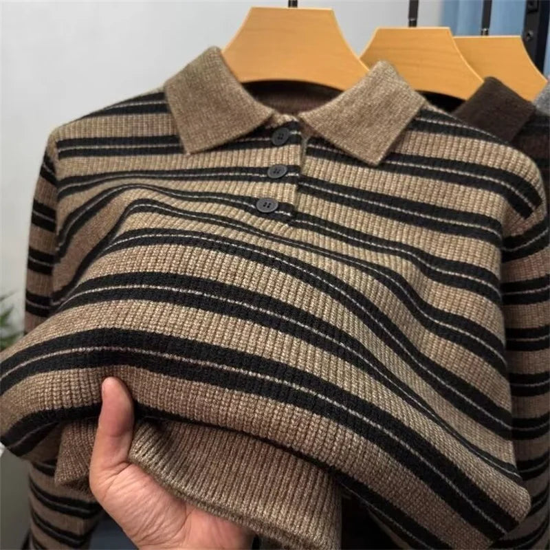 Maxwell Striped Polo