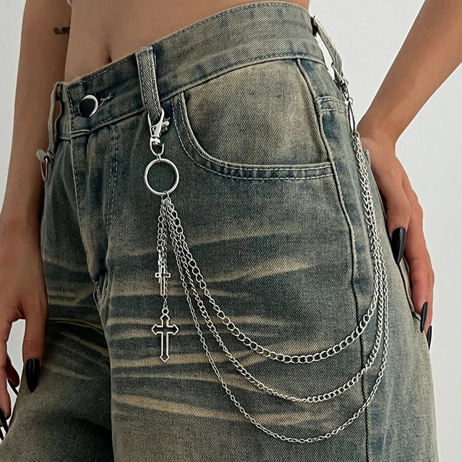 Delilah Silver Drape Chain