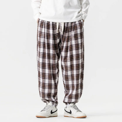 Hudson Plaid Joggers