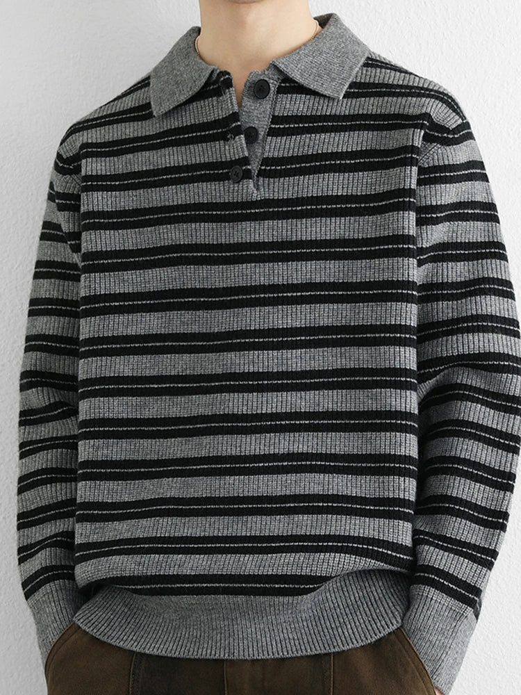 Maxwell Striped Polo