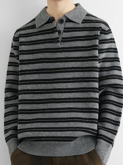 Maxwell Striped Polo