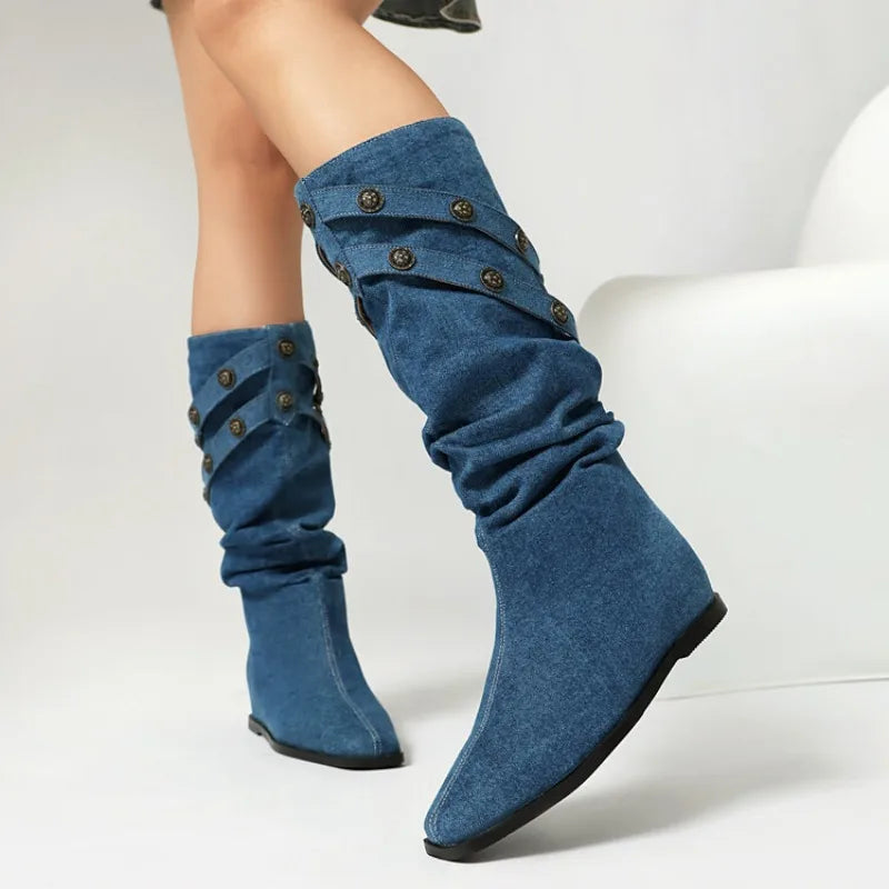 Veyra Rivet Boots