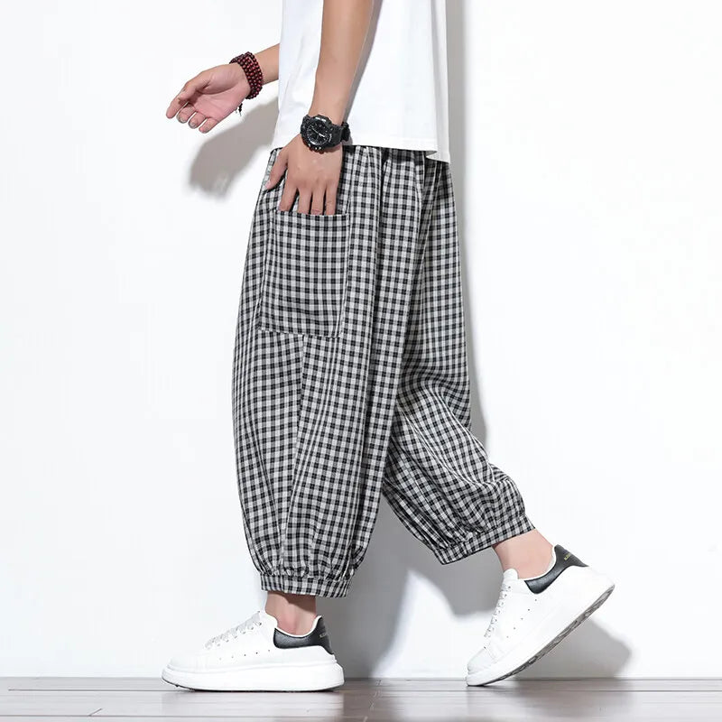 Metro Plaid Joggers